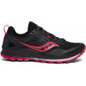 SAUCONY WOMENS PEREGRINE 10 Running Shoes (Black/Red) SS20